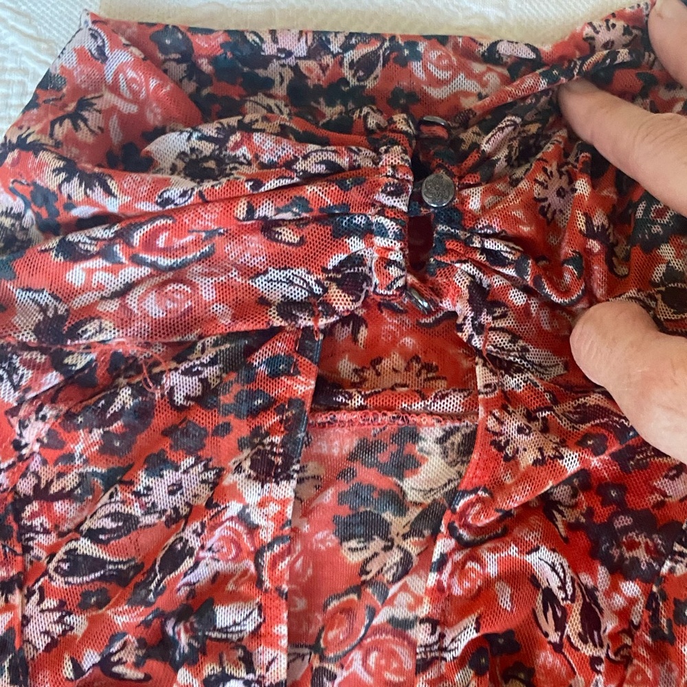 Free People Floral Long-Sleeve top - Picture 3 of 6